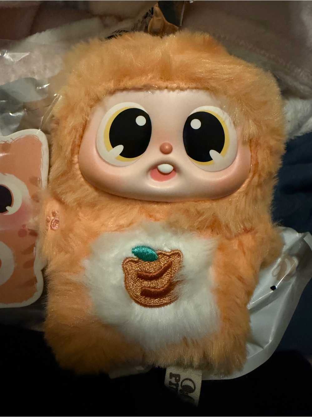 Pitty Meow Meow Dormitory Ginger Cat Plush Pendant